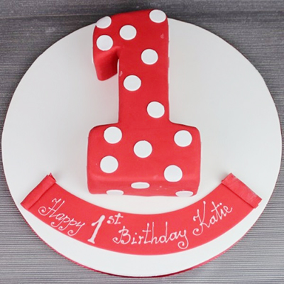 "Designer Red polka dots Cake NMC02 -3kgs (Bangalore Exclusives) - Click here to View more details about this Product